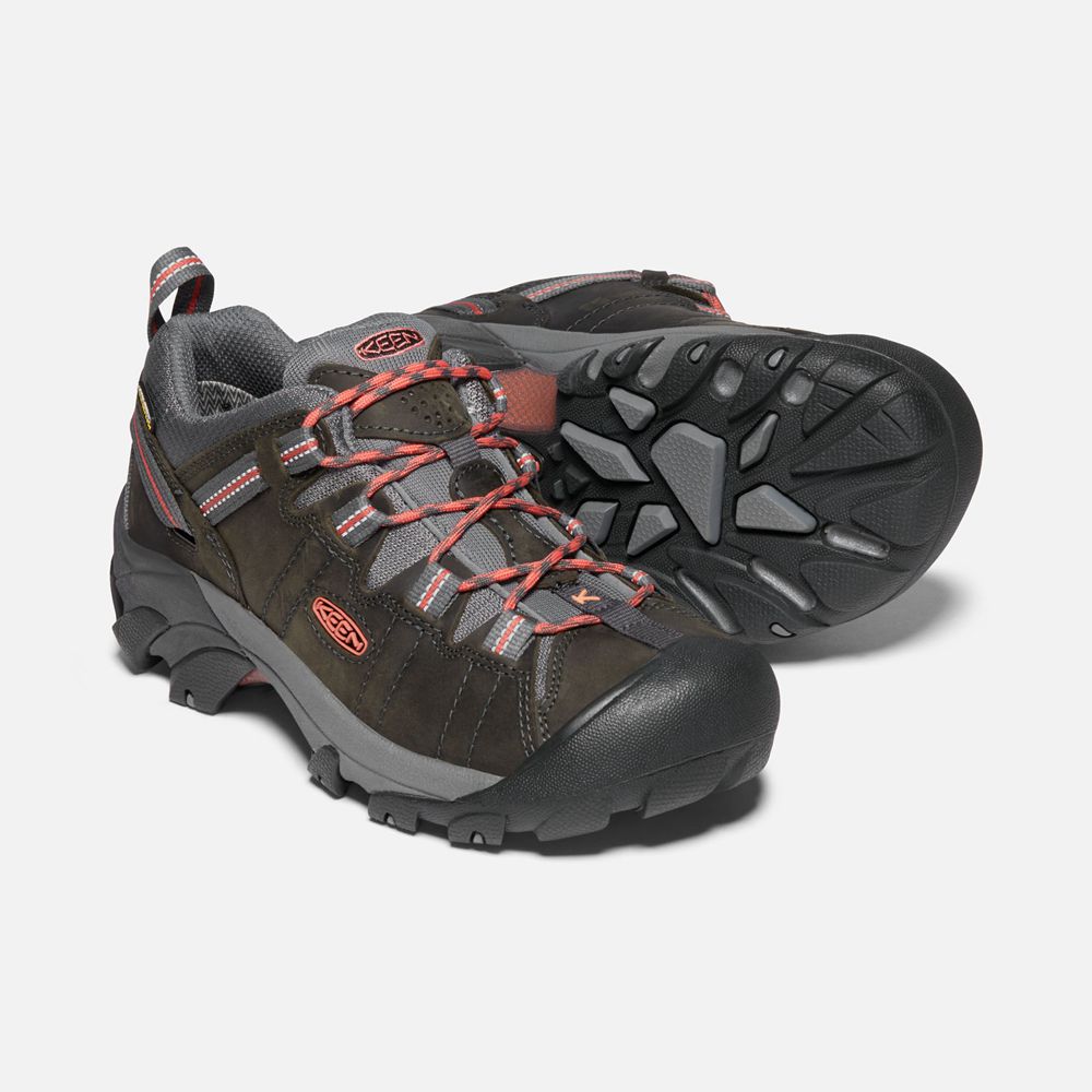 Chaussure de Randonnée Keen Femme Noir Marron | Targhee Ii Waterproof | USLEX-5102